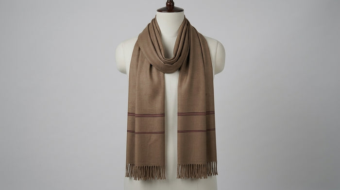 Wool Border Lohi — Taupe