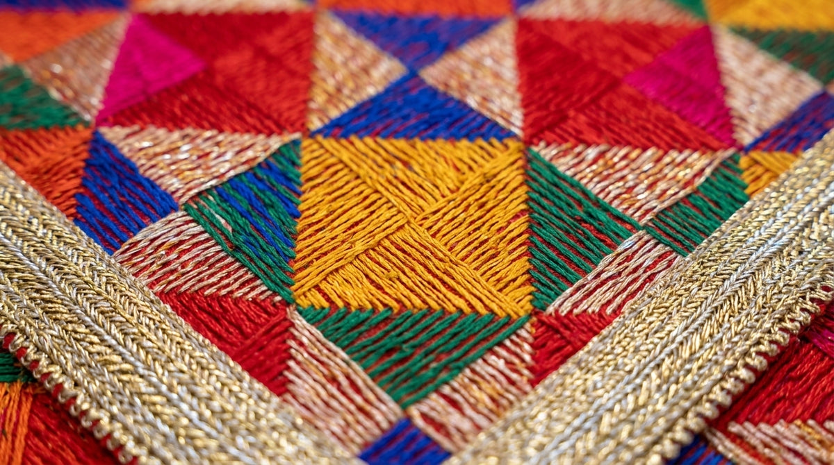Phulkari Dupatta — Multicolour
