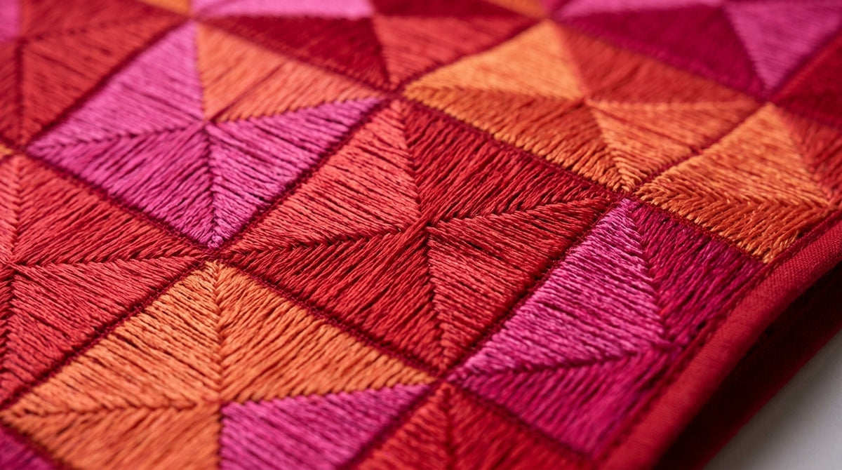 Phulkari Bagh Dupatta — Magenta & Orange