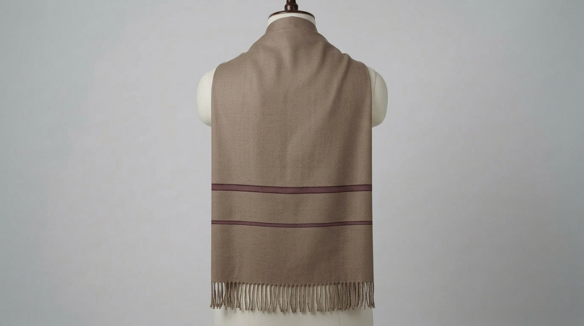 Wool Border Lohi — Taupe