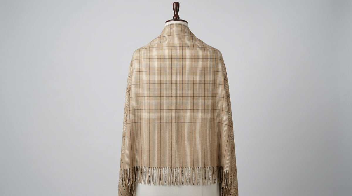 Check Lohi — Beige & White